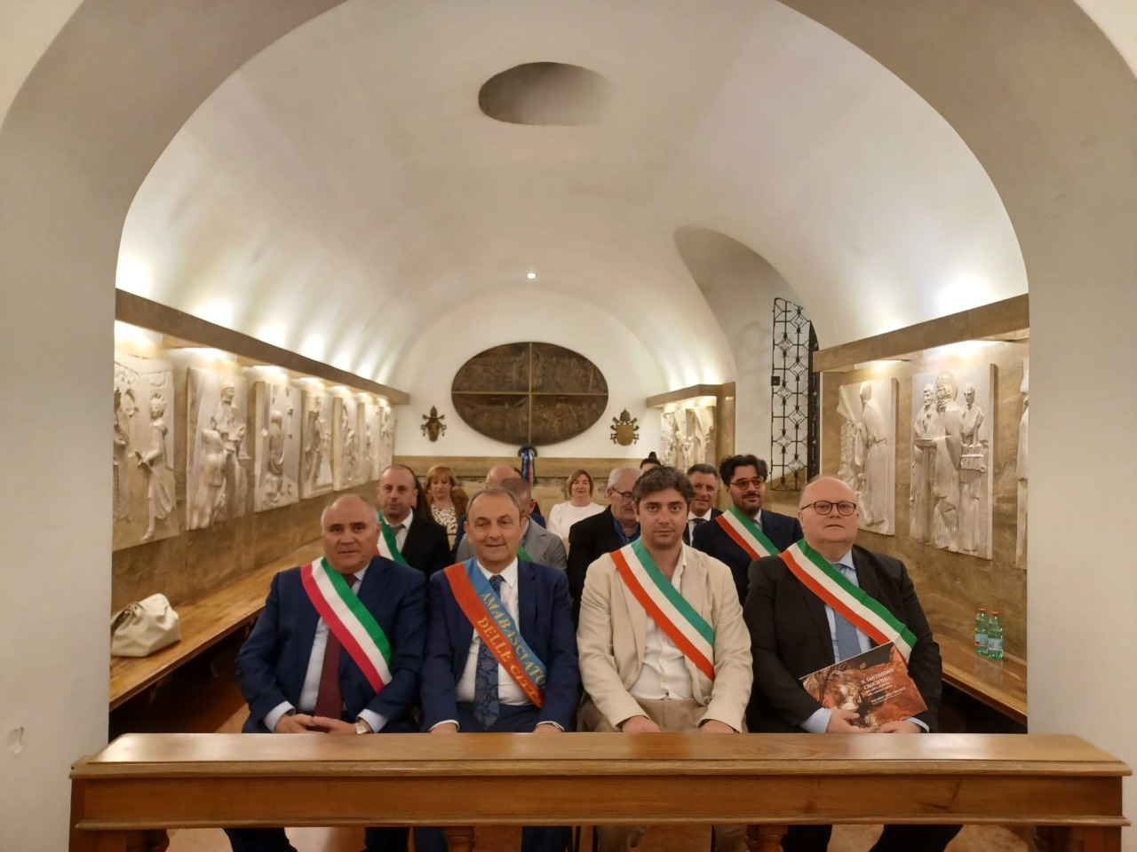 L’assessore Chiarato in Vaticano: “Il cardinale Parolin ambasciatore della Rete marciana”