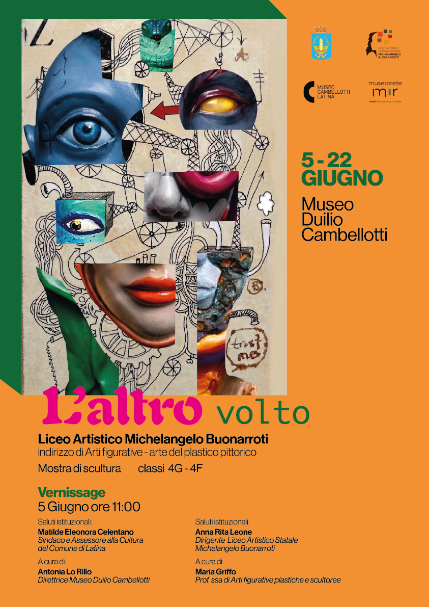“L’Altro volto”: in mostra le sculture degli studenti del Liceo Artistico “Buonarroti”