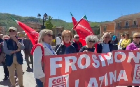 Il tradizionale corteo del Primo Maggio