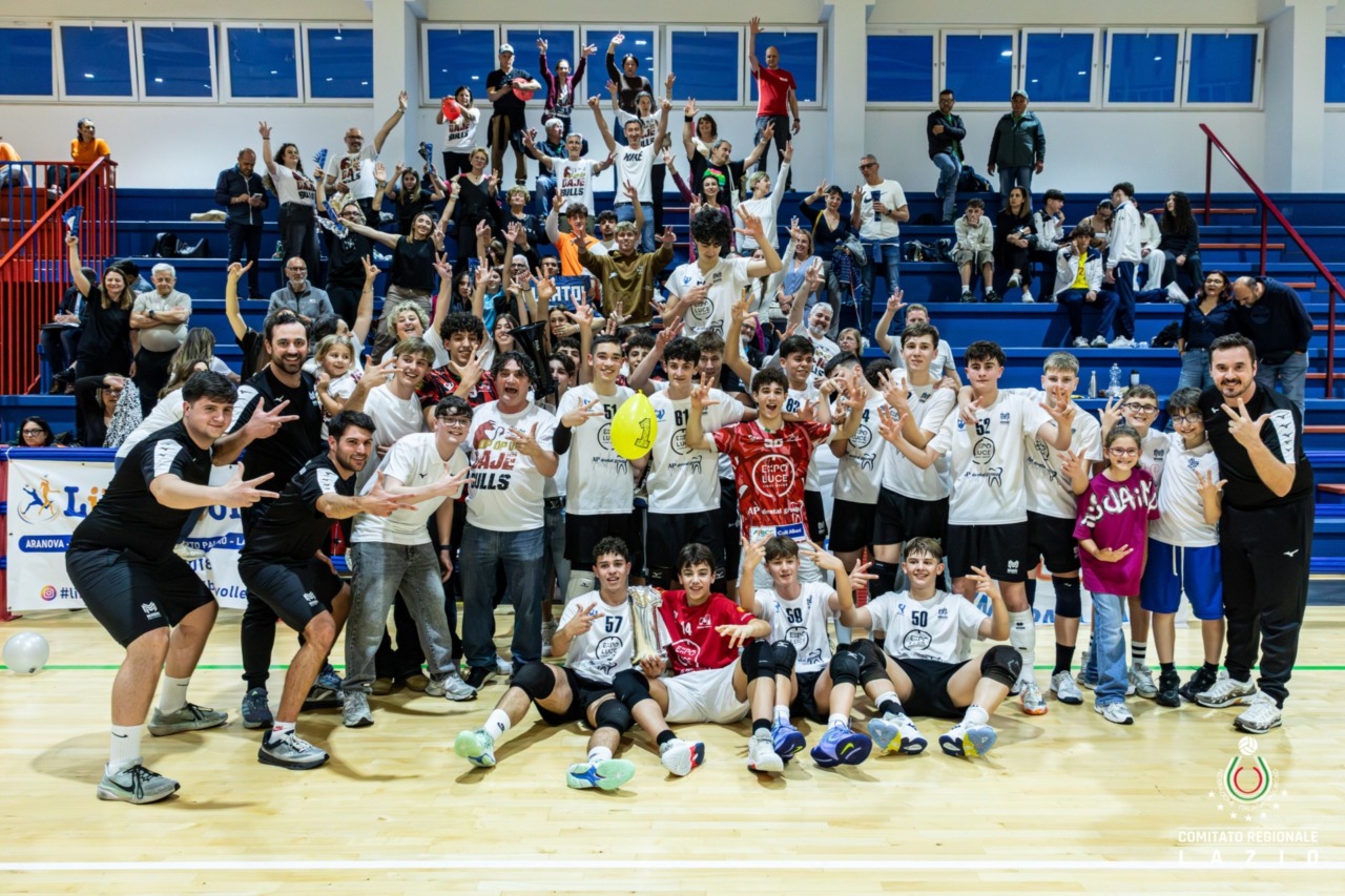 Giovanili: Marino Cisterna campione regionale Under 15. E’ triplete