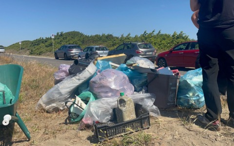 I volontari puliscono le spiagge