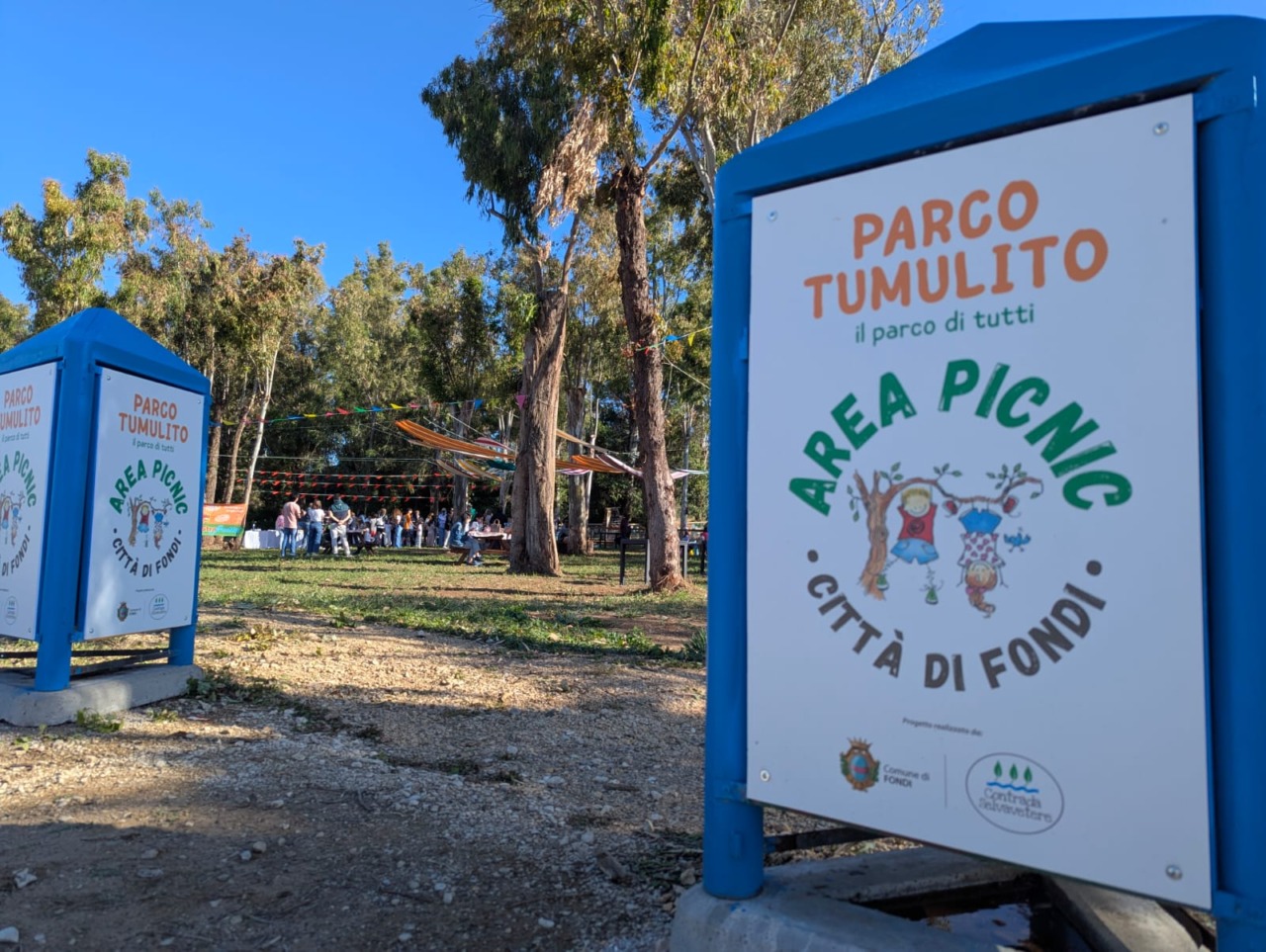 Parco di Tumulito, inaugurata area pic nic