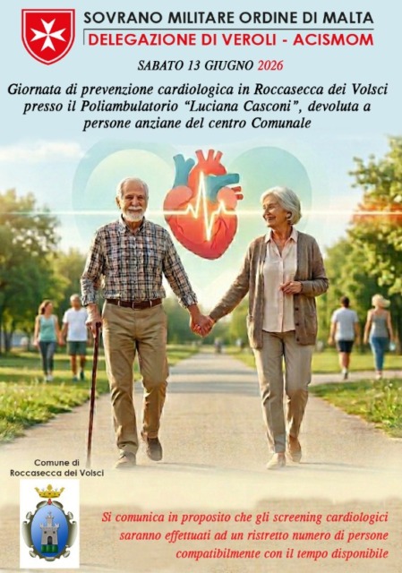 Giornata di screening cardiologico al Poliambulatorio Comunale