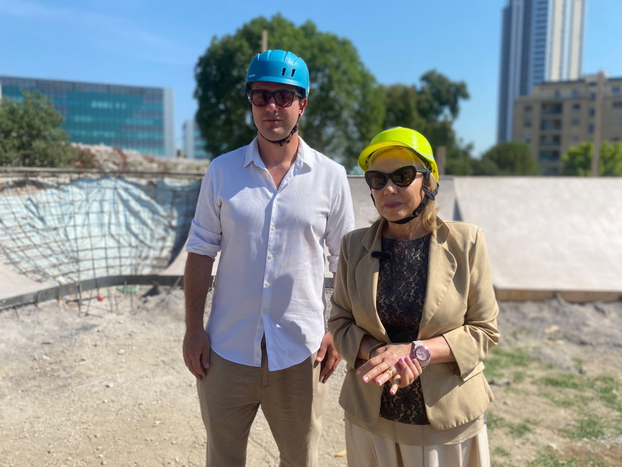 Skate park, sopralluogo del sindaco Celentano e dell’assessore Chiarat