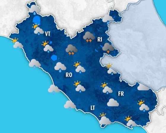 Allerta meteo a Latina e Frosinone