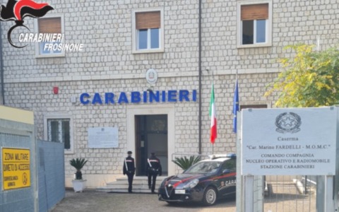 Rissa durante l’incontro di calcio Cervaro-Theodiceo Calcio, un daspo