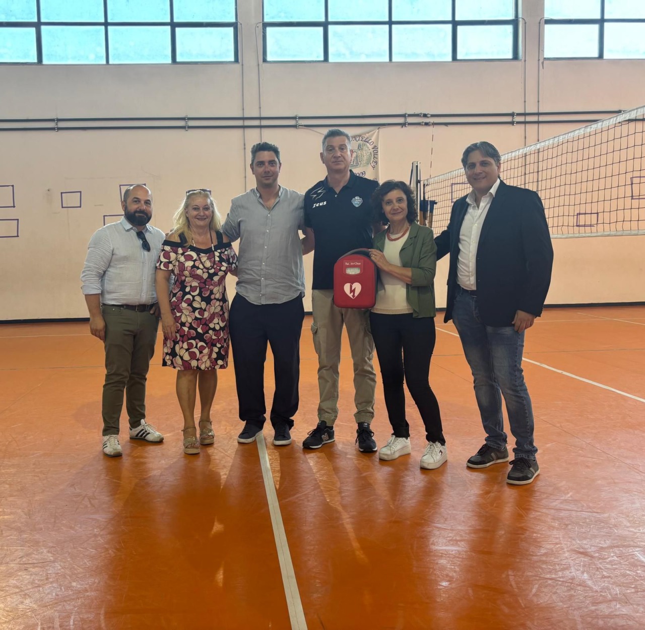 Donato un defibrillatore alla scuola di Borgo Montello