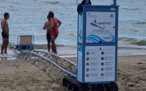 La spiaggia inclusiva “Tutti al mare” si completa con il sistema Seatrac