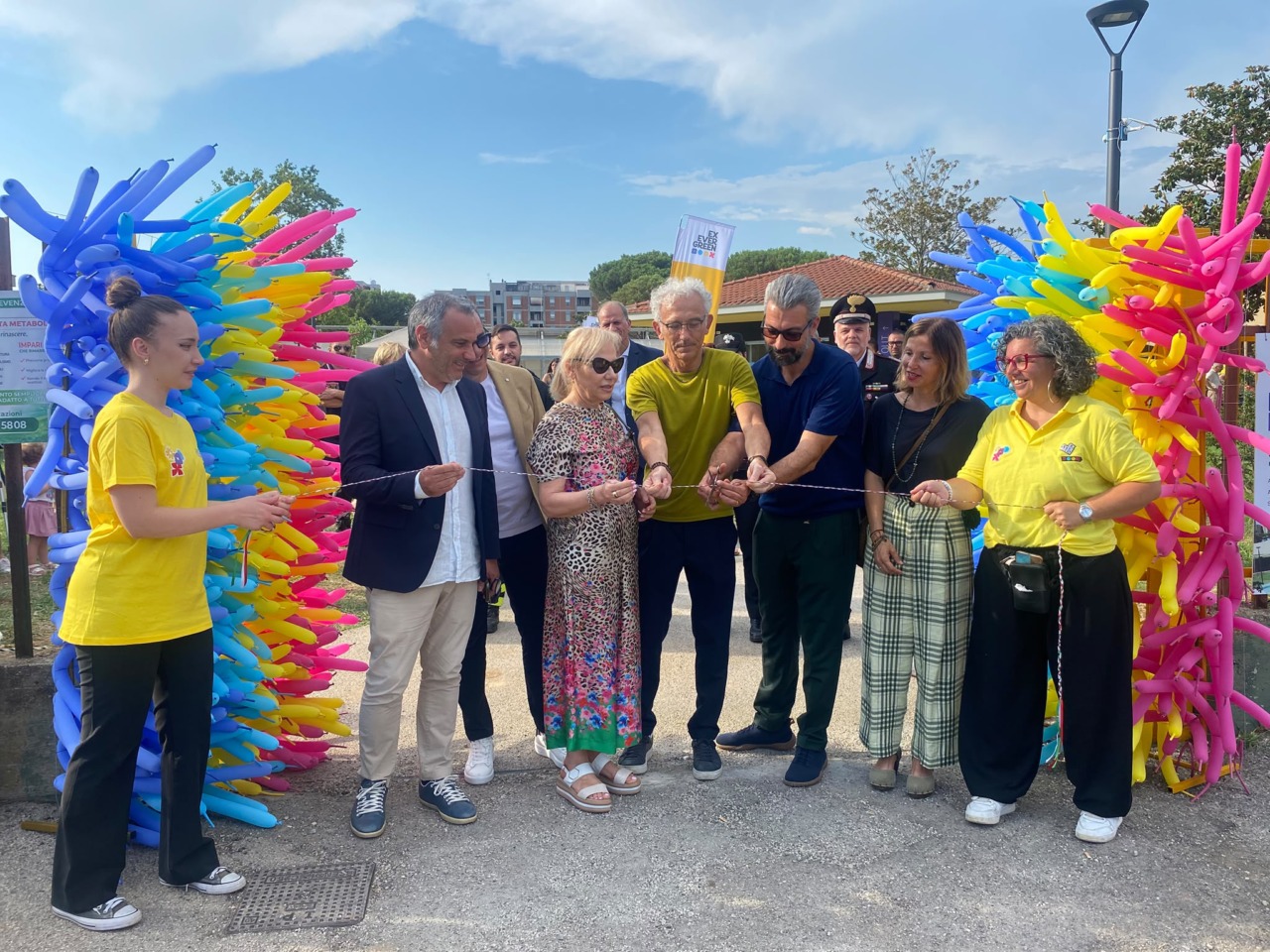 Apre al pubblico il parco di via Roccagorga / FOTO