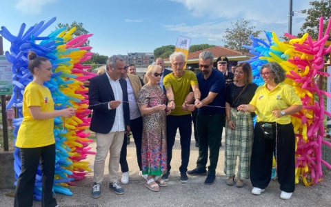 Apre al pubblico il parco di via Roccagorga / FOTO