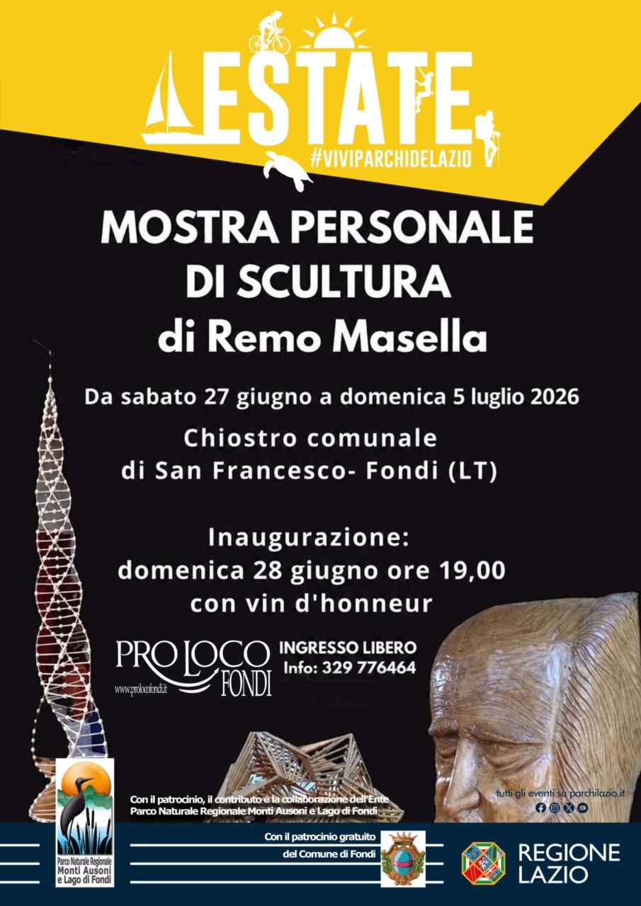 La mostra di scultura in legno di Remo Masella