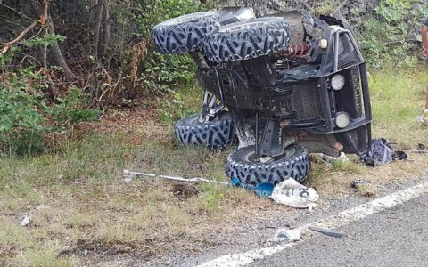Fuori strada con il quad, ferito gravemente un 60enne