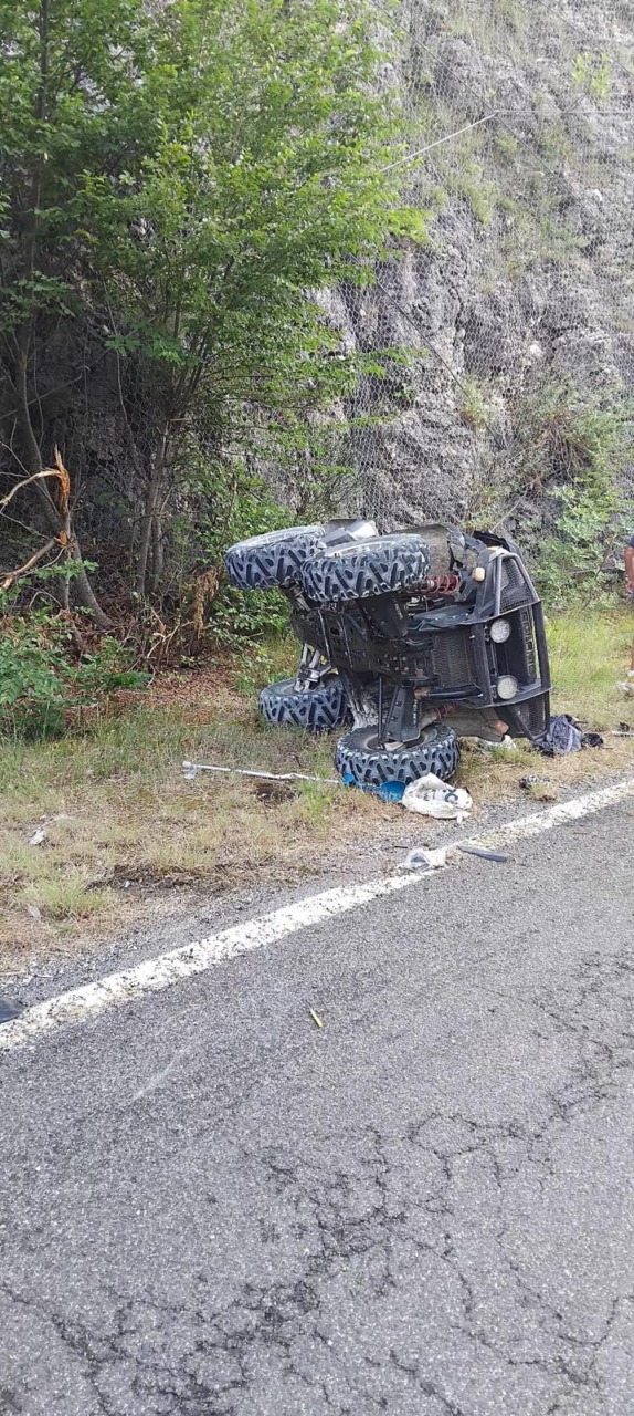 Fuori strada con il quad, ferito gravemente un 60enne