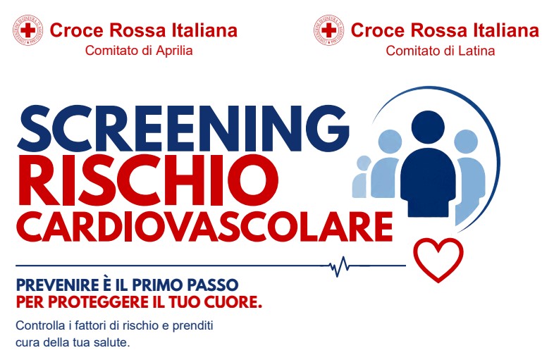 Rischio cardiovascolare, screening gratuito ad Aprilia e Cisterna