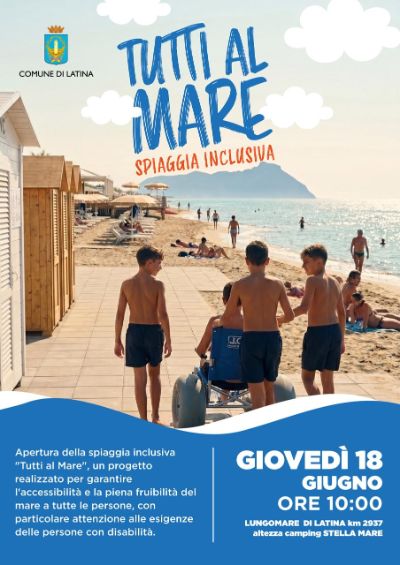 “Tutti al mare”: apre la prima spiaggia totalmente inclusiva e gratuita