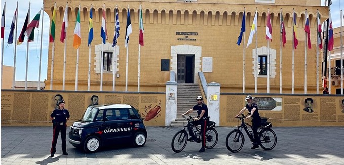 Veicoli green per i Carabinieri impegnati nel controllo del territorio