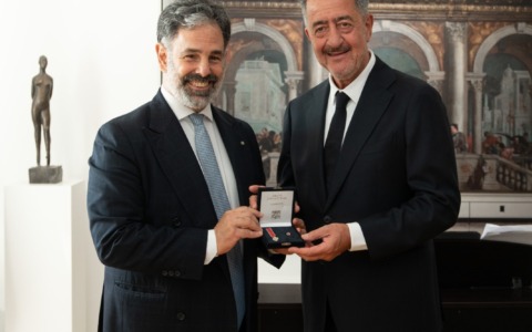 L’imprenditore di Itri Antonio Meschino omaggiato dal Presidente della Repubblica, Sergio Mattarella