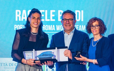 Primati e Delizie, premiata il portiere della Roma Women, Rachele Baldi