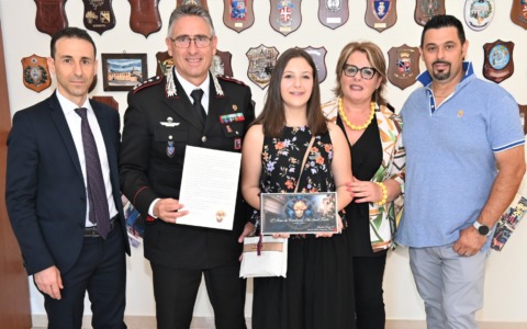 Tesina d’esame dedicata all’Arma nel segno del nonno luogotenente