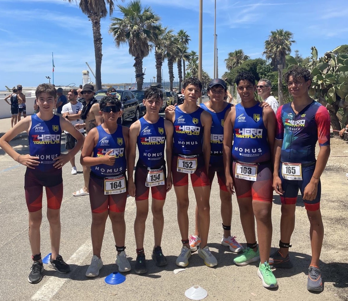 Zhero Triathlon Latina, grande prova al Campionato Regionale giovanile