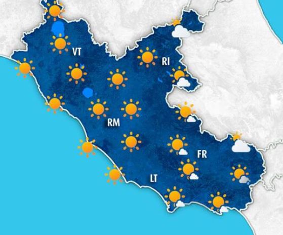 Ondata di calore, oggi bollino giallo a Latina e Frosinone