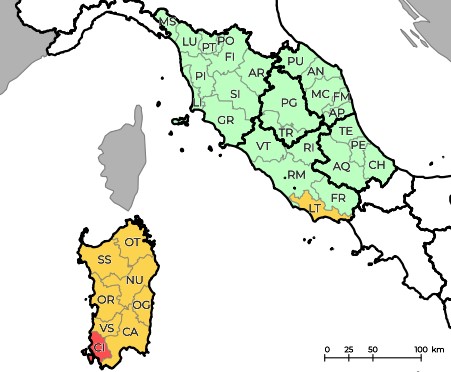 Terza ondata di calore, allerta incendi