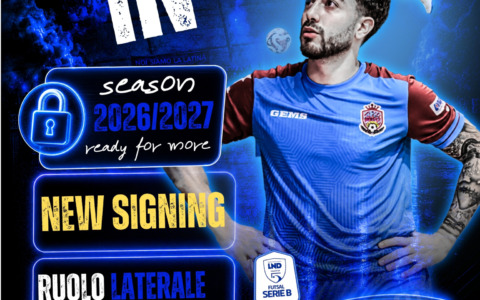 Serie B: Latina, ingaggiato Gianmarco Fioravanti