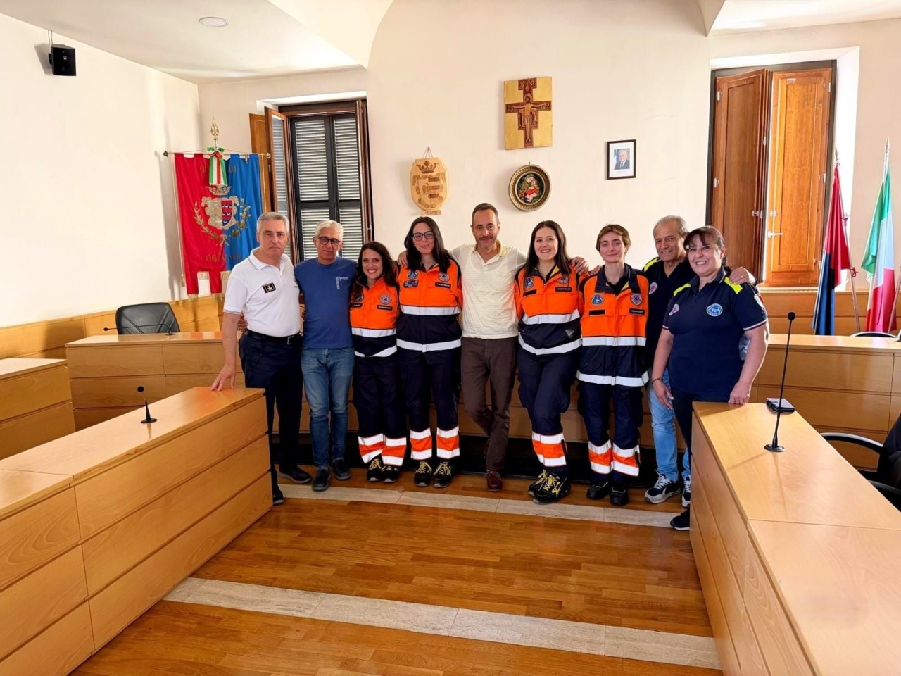Addette Antincendio, incontro con il sindaco