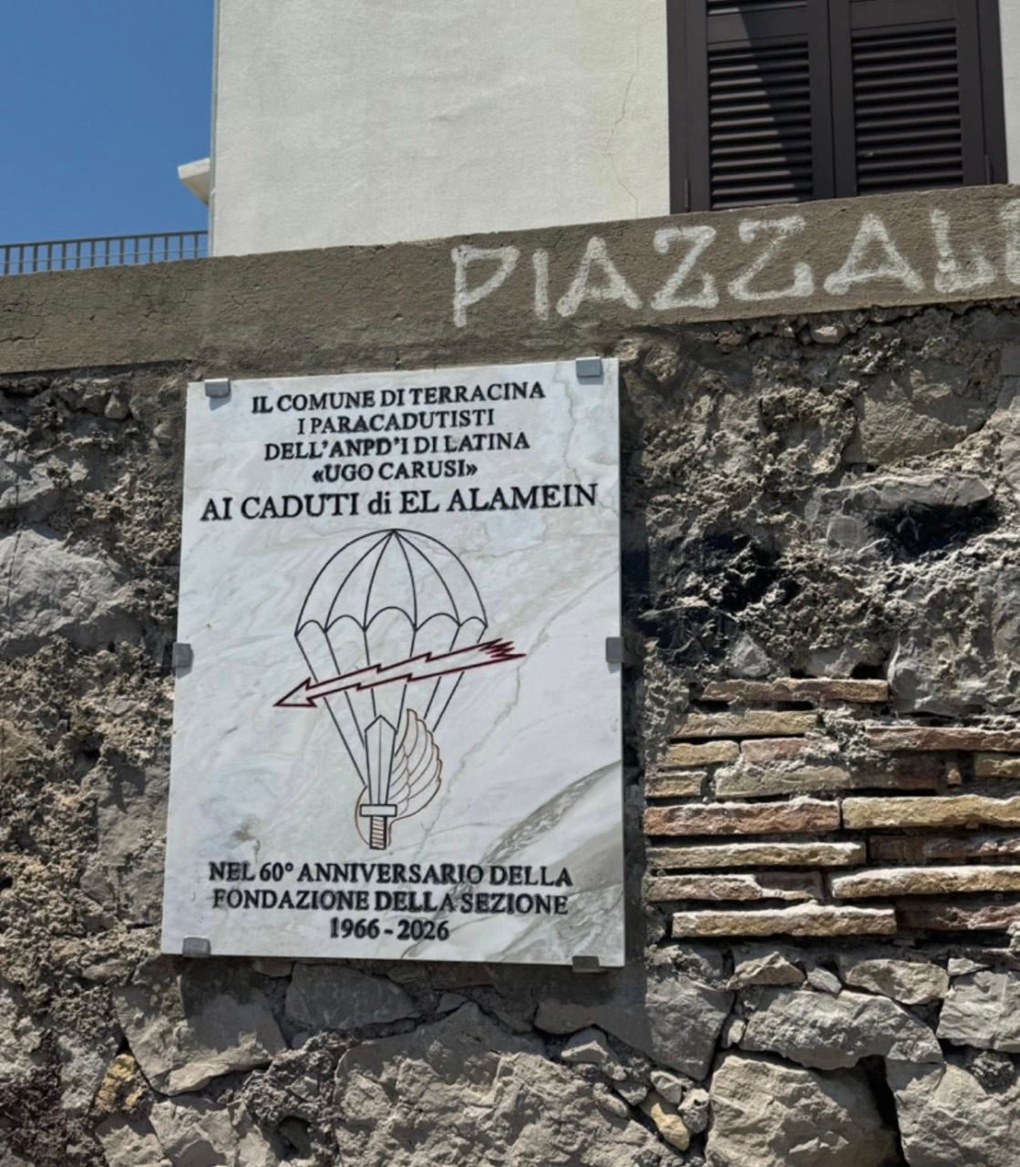 Associazione Nazionale Paracadutisti d’Italia, 60 anni di attività ricordando Ugo Carusi