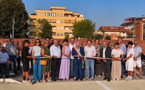 Inaugurato il parcheggio di via Mameli