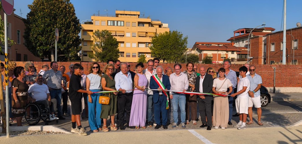 Inaugurato il parcheggio di via Mameli