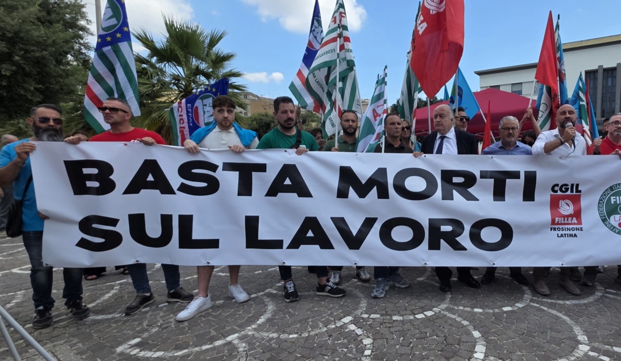 Caldo e morti sul lavoro, sciopero e sit-in davanti la Prefettura. LE INTERVISTE