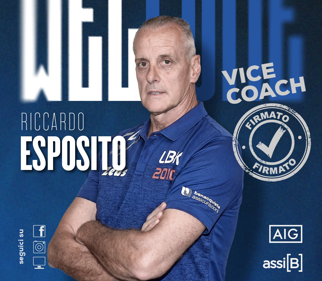 Riccardo Esposito vice allenatore della Benacquista Latina