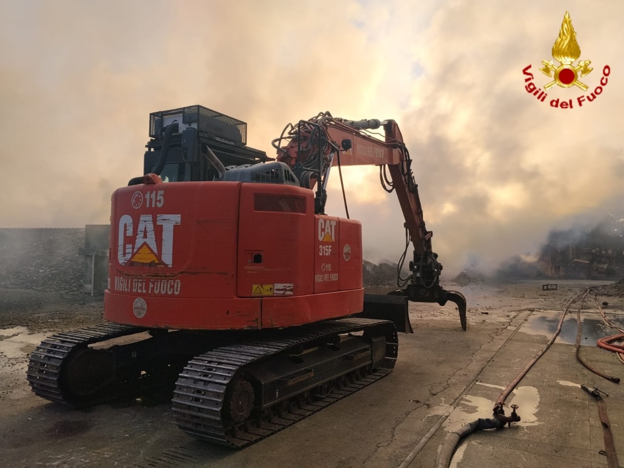 Incendio alla Remat, continuano i controlli di Arpa Lazio