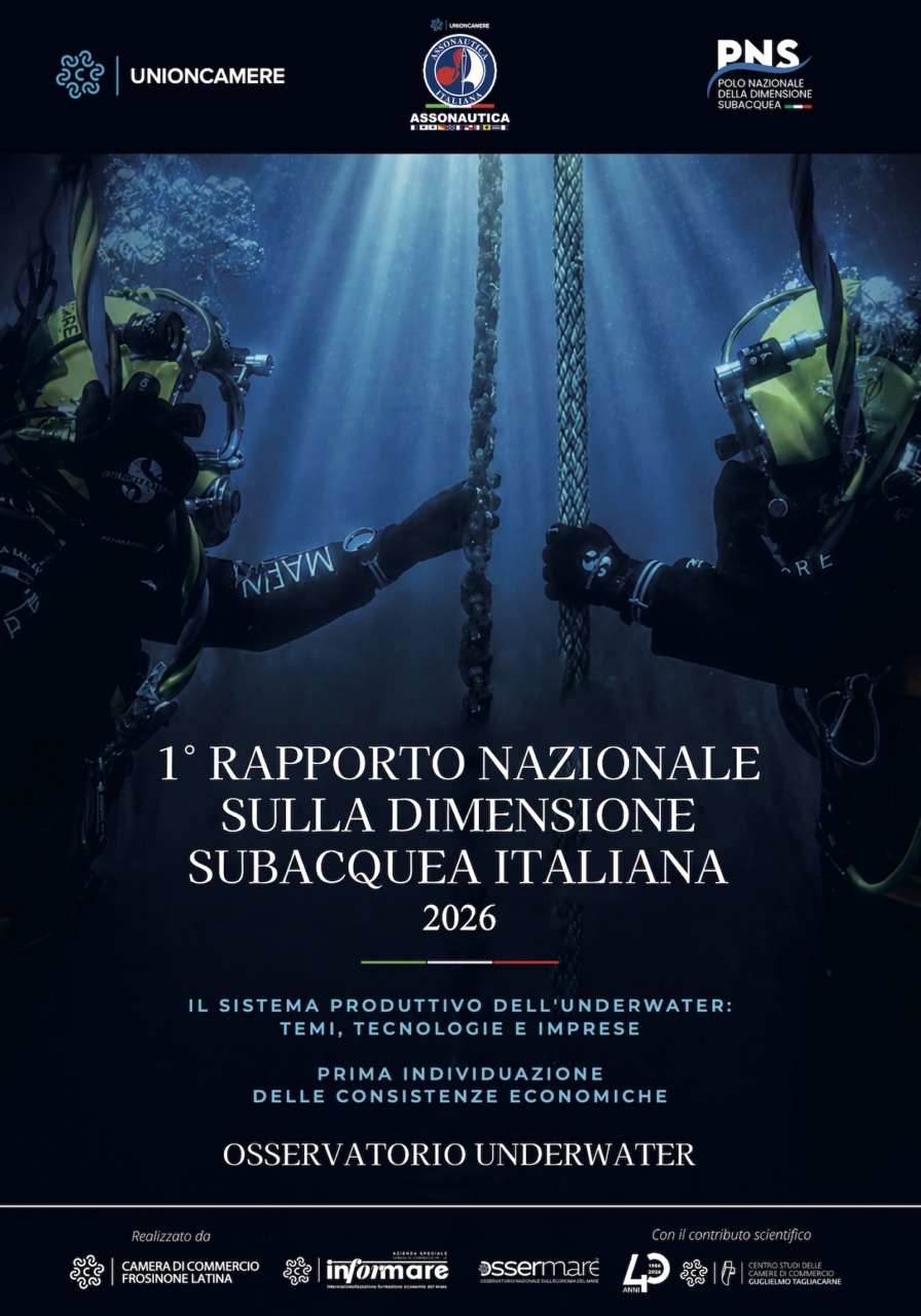 Il 1° Rapporto Nazionale sulla Dimensione Subacquea Italiana 2026 sarà presentato in Senato