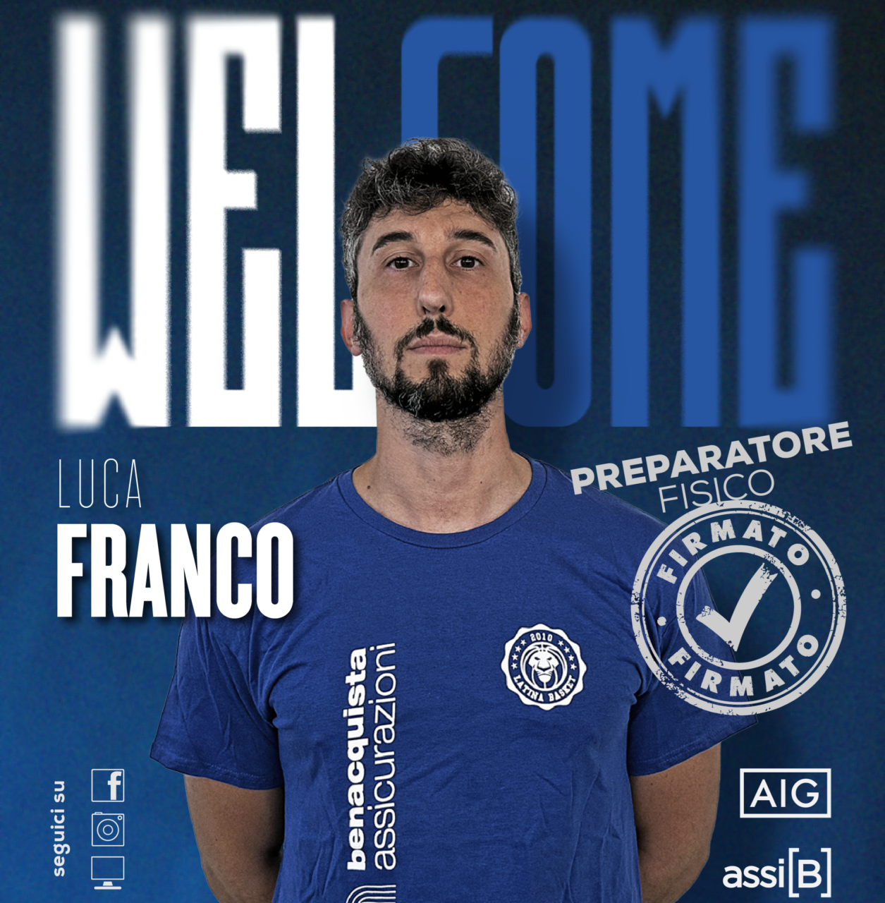 Benacquista Latina, Luca Franco è il nuovo preparatore atletico