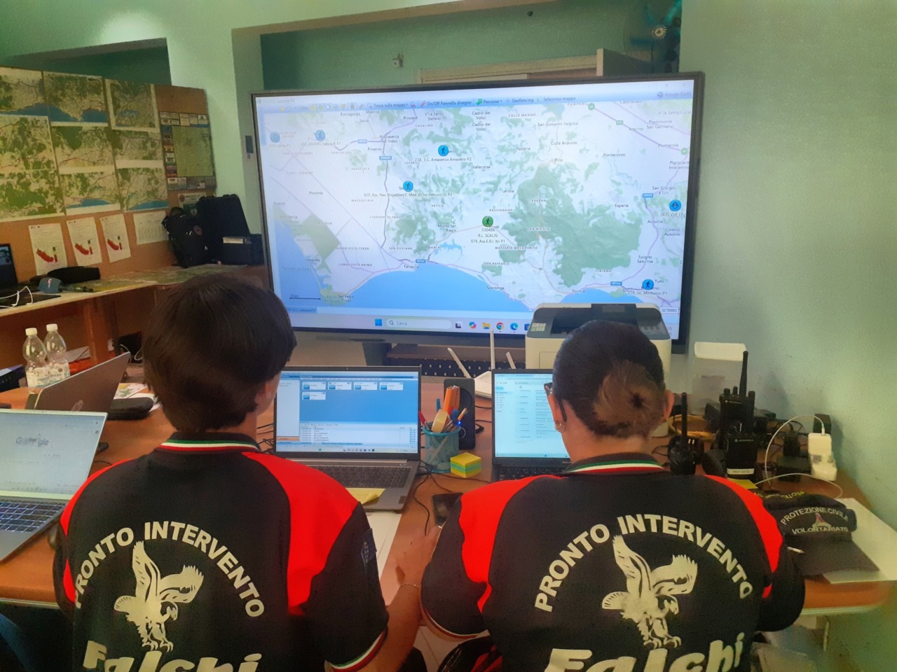 Emergenza incendi, gemellaggio della Protezione Civile