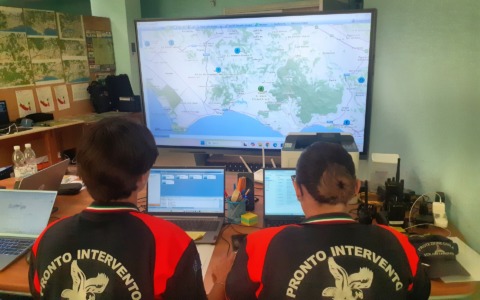 Emergenza incendi, gemellaggio della Protezione Civile