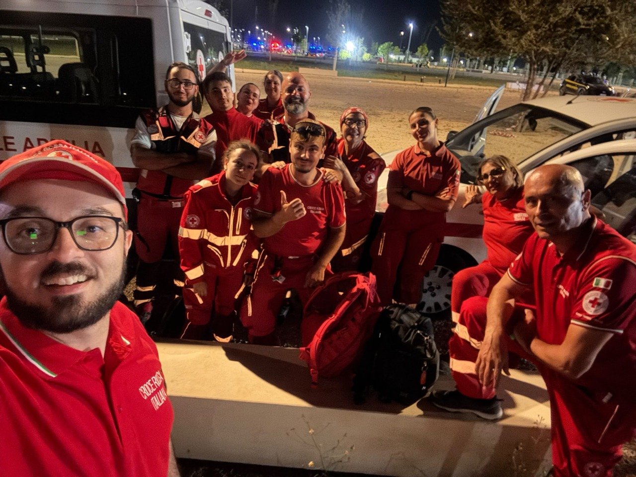 Anche il Comitato Croce Rossa locale, ha partecipato al concerto di Ultimo