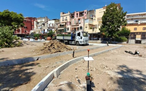I lavori di riqualificazione del rione Mola