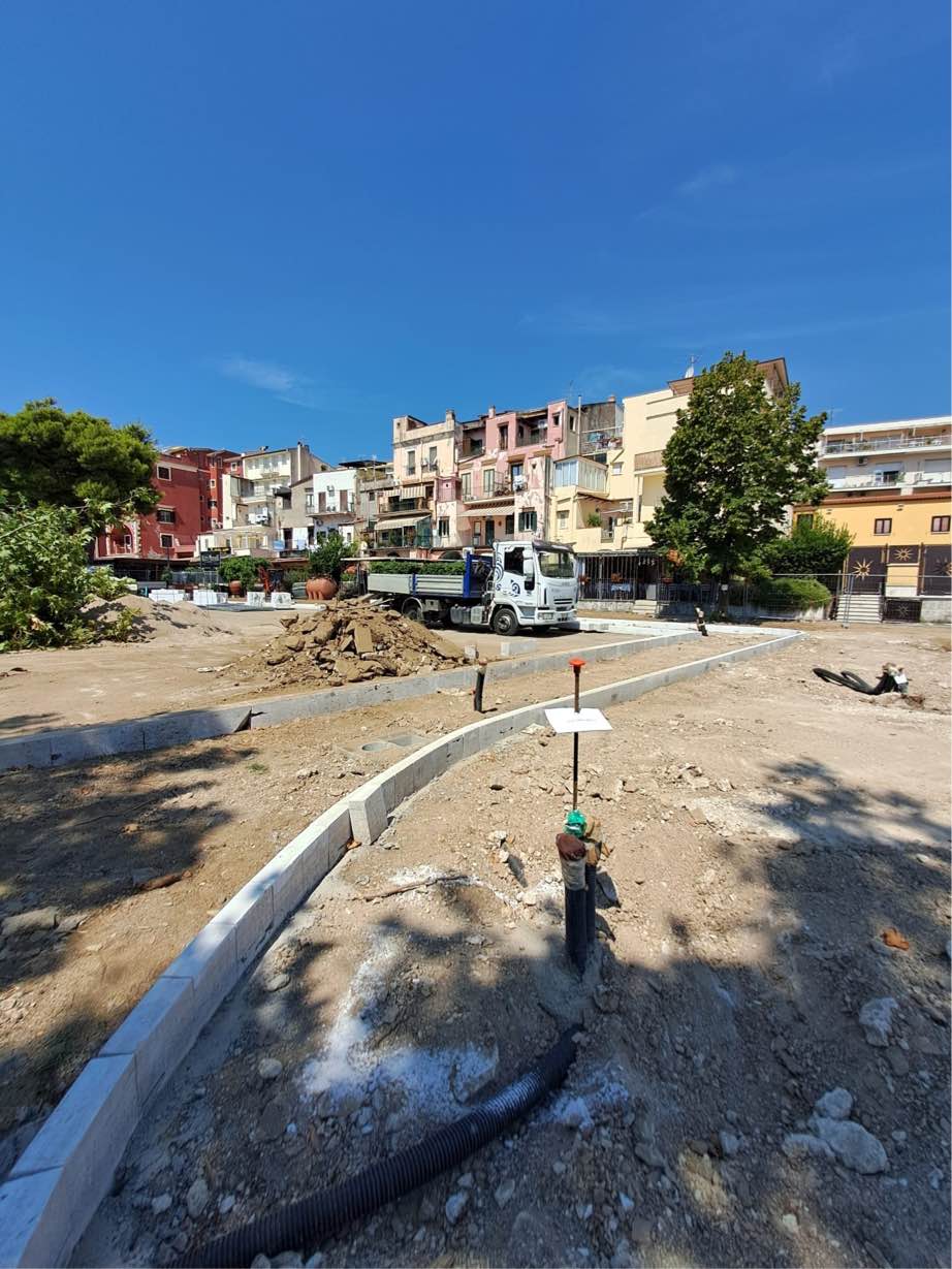 I lavori di riqualificazione del rione Mola