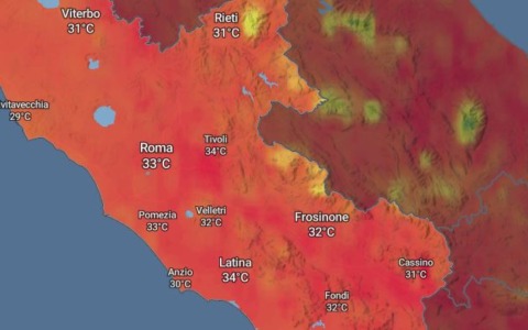 Ancora il grande caldo, a Latina bollino rosso
