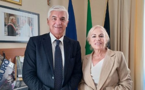 Il sindaco Celentano riceve il nuovo Questore Marco Martino