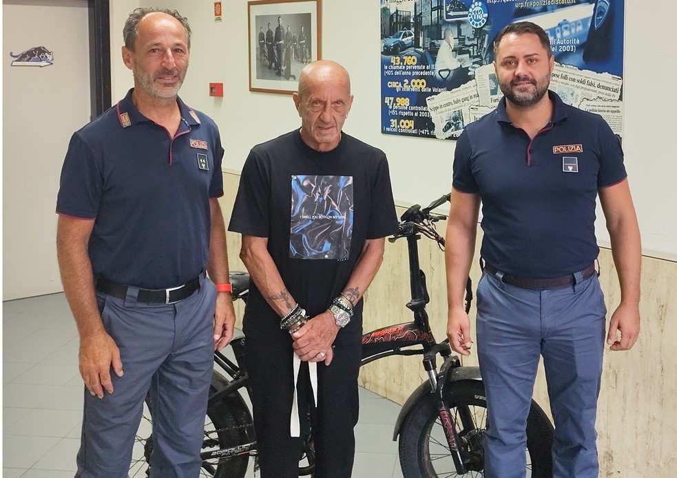 Recuperata una bicicletta elettrica rubata