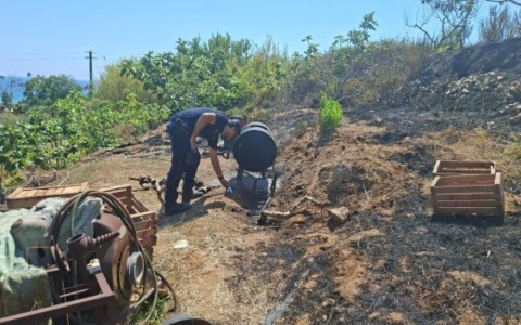 Incendio boschivo scaturito da un braciere: denunciato un proprietario agricolo