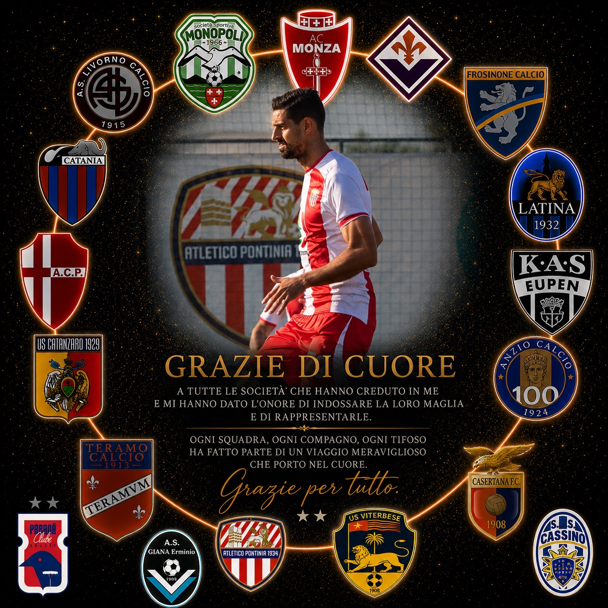 Jefferson, addio al calcio giocato. Ad Anzio la sua ultima stagione. Con il Latina Coppa Italia e promozione in B
