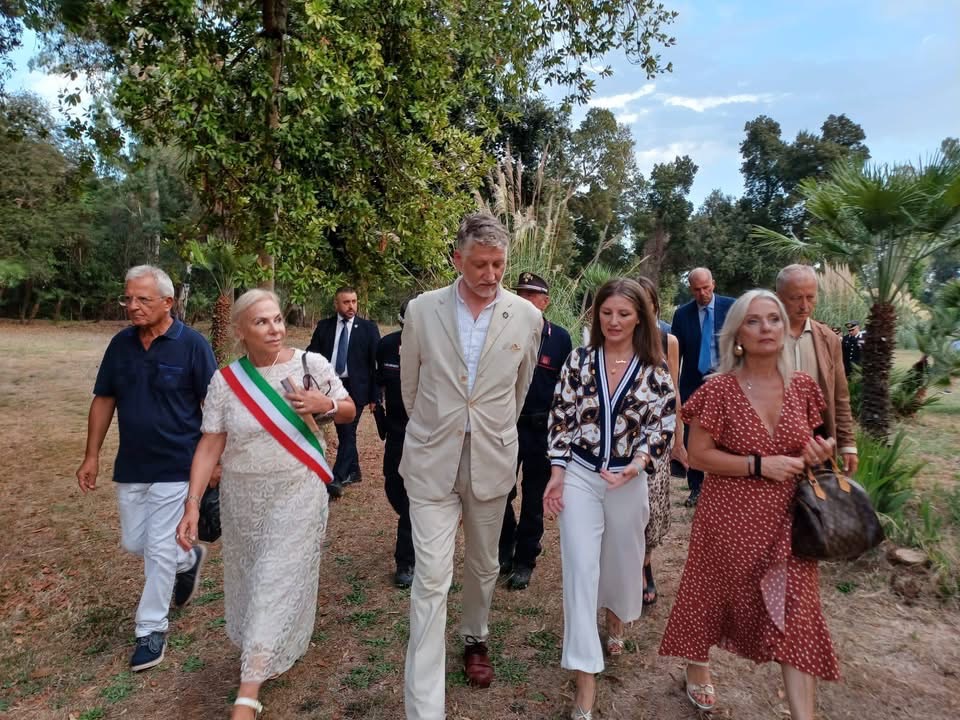 Visita del Ministro Giuli al Borgo di Fogliano