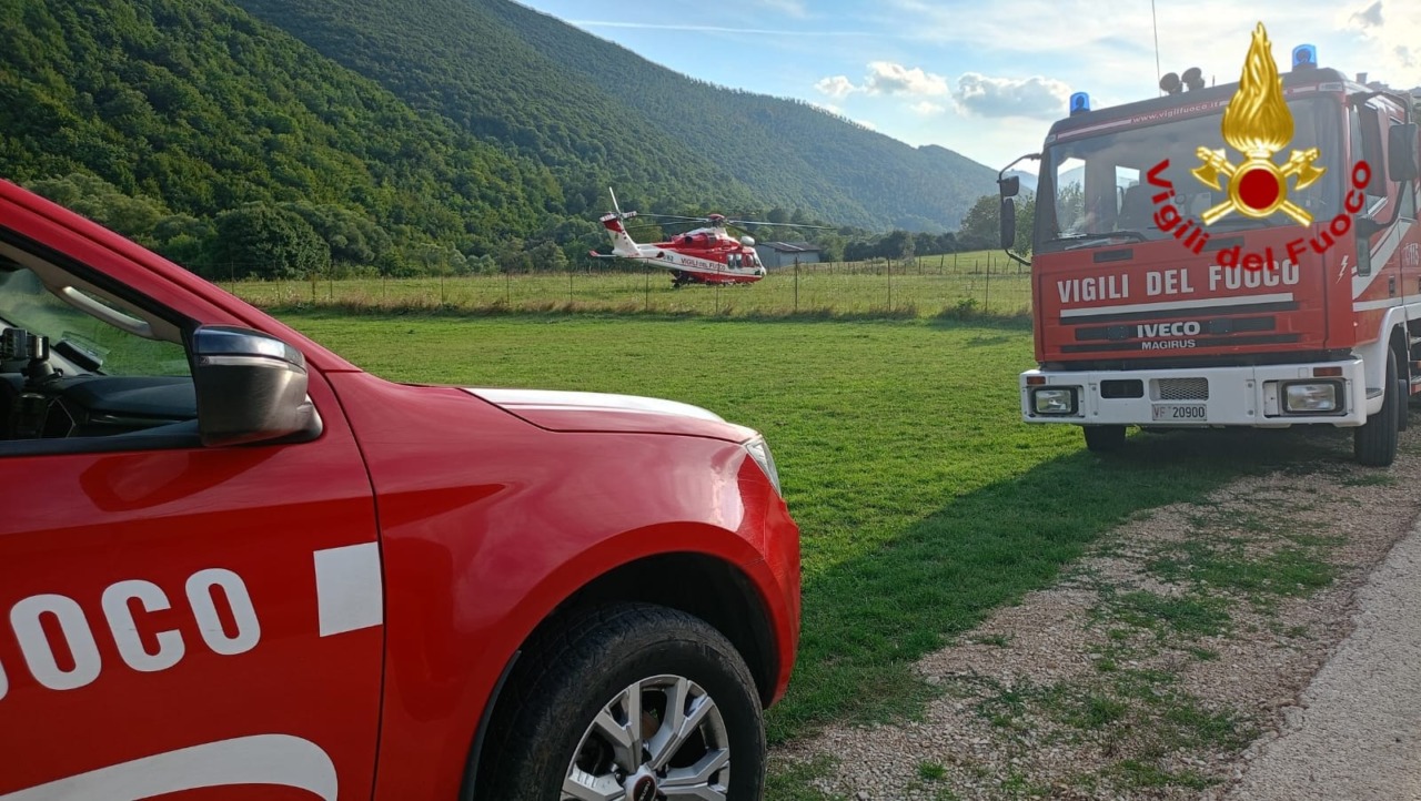 Due escursionisti salvati dai Vigili del Fuoco