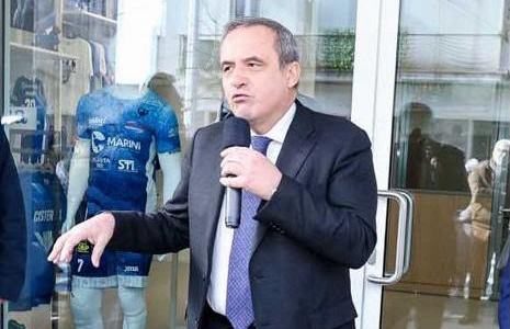 Il Cisterna Volley saluta il Questore Fusto Vinci
