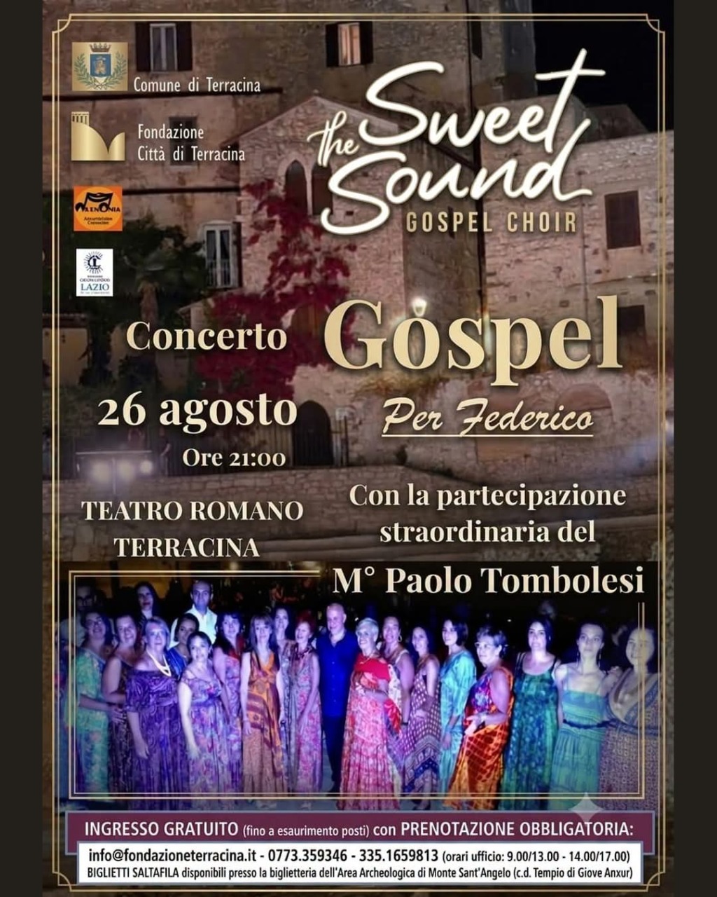 Concerto Gospel, omaggio a Federico Salvagni